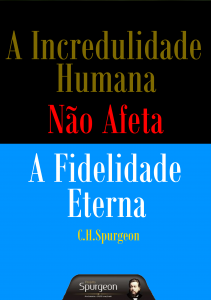 Livro Online Grátis: Livro A incredulidade humana não afeta a fidelidade Eterna